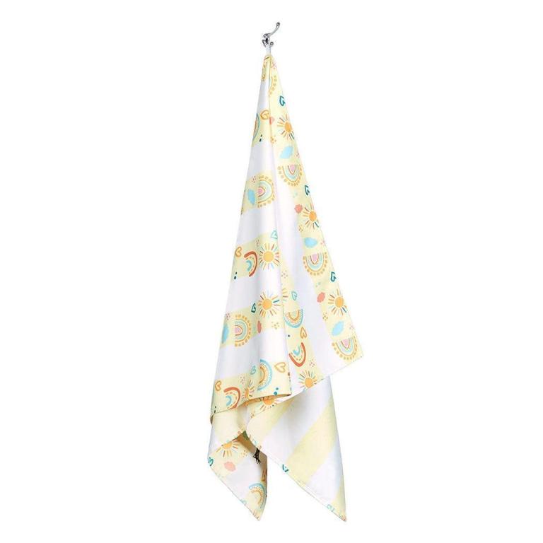 dock & bay kids beach towel | quick dry | rainbow road