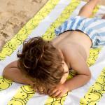 dock & bay kids beach towel | quick dry | smiley