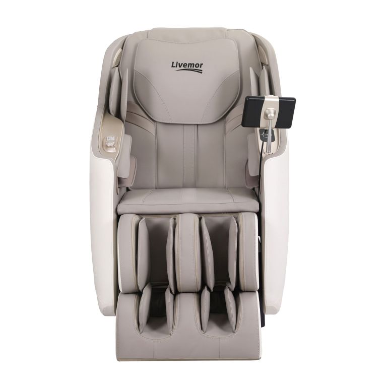 livemor elite 4d massage chair recliner, sl track zero gravity & heat auto body scan, 12 auto programs, 3 zero g positions, foot rollers, airbag compression, bluetooth speaker, wireless charging livemor elite 4d massage chair recliner, sl track zero gravity & heat auto body scan, 12 auto programs, 3 zero g positions, foot rollers, airbag compression, bluetooth speaker, wireless charging