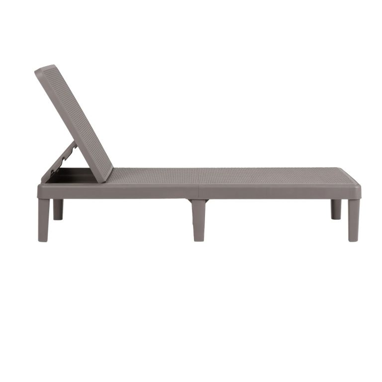 gardeon sun lounge adjustable lounger patio outdoor furniture lightweight brown