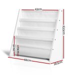 keezi 4 tiers kids bookshelf magazine shelf children bookcase rack organiser keezi 4 tiers kids bookshelf magazine shelf children bookcase rack organiser