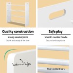 keezi kids toy box 12 bins bookshelf organiser children storage rack