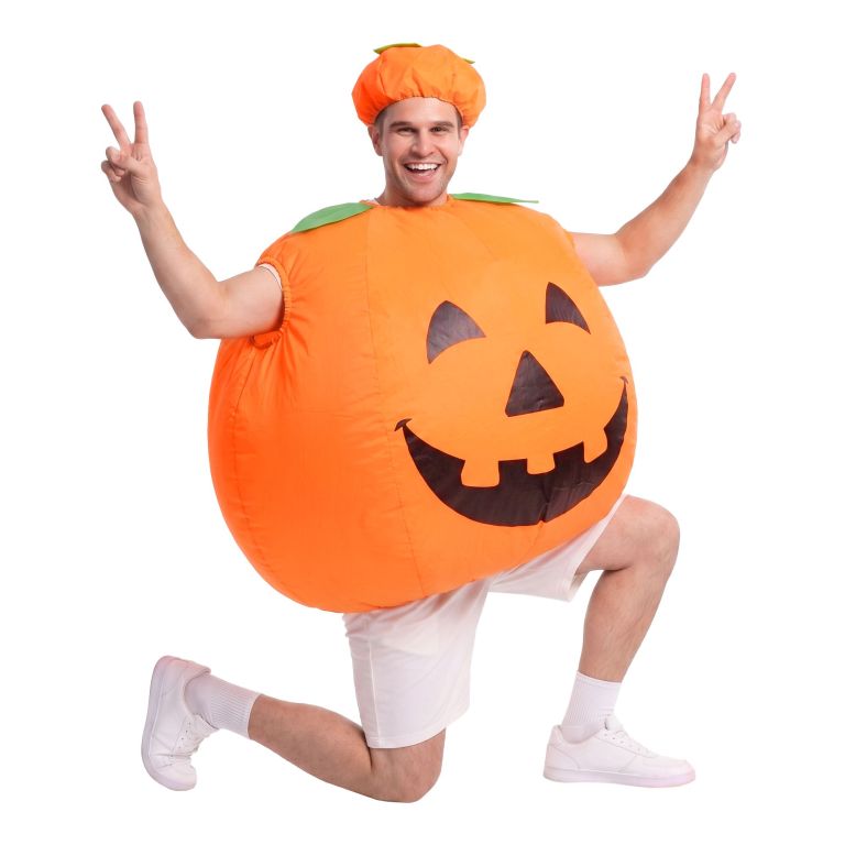 inflatable costume pumpkin fancy dress halloween party suit orange one size inflatable costume pumpkin fancy dress halloween party suit orange one size
