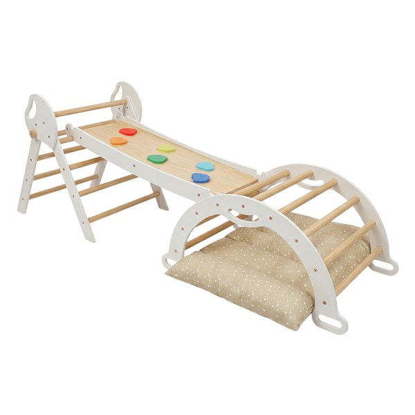 bopeep kids climbing toys sets toddler toys triangle arch climber indoor white bopeep kids climbing toys sets toddler toys triangle arch climber indoor white