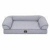 pawz cooling orthopedic dog bed waterproof lining washable memory foam grey s pawz cooling orthopedic dog bed waterproof lining washable memory foam grey s