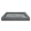 pawz memory foam pet bed calming dog l large
