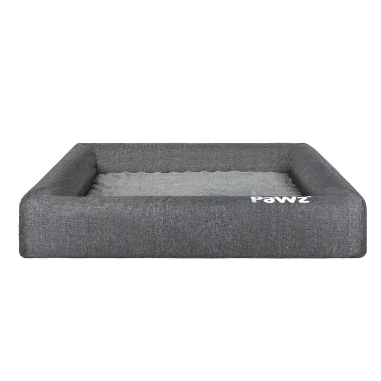 pawz memory foam pet bed calming dog m medium