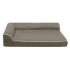 pawz orthopedic dog bed l coffee