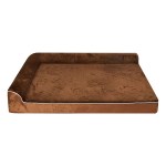 pawz orthopedic dog bed m coffee