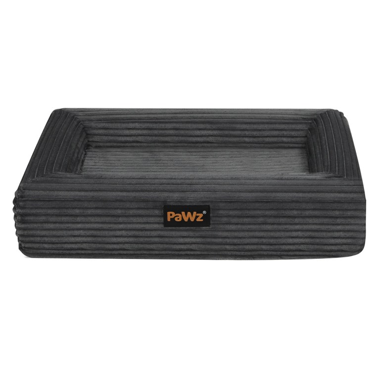 pawz xl size orthopedic dog bed with corduroy removable cover waterproof washable grey pawz xl size orthopedic dog bed with corduroy removable cover waterproof washable grey
