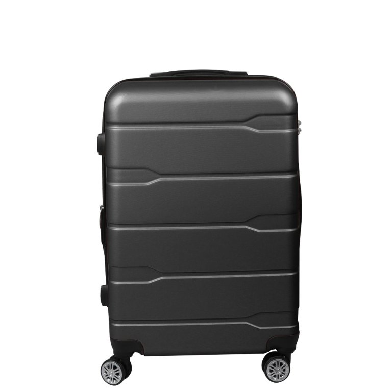 slimbridge 24" inch expandable luggage black 24 inch