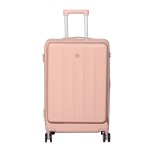 slimbridge 26" luggage trolley travel hard pink