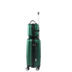 slimbridge 2pcs 20"travel luggage set green slimbridge 2pcs 20"travel luggage set green