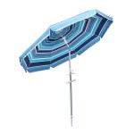 mountview 2m outdoor beach umbrellas sand blue