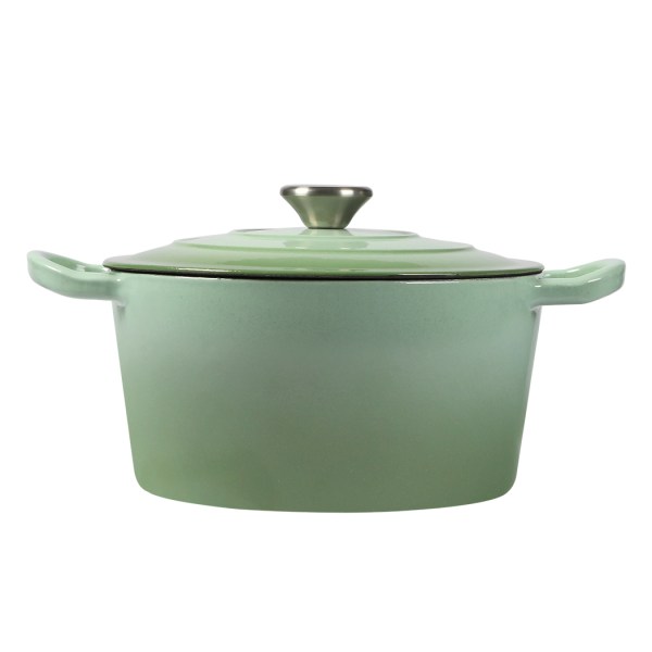 toque 4l enamel dutch oven pot in green colour toque 4l enamel dutch oven pot in green colour