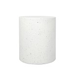 levede side table terrazzo round end