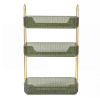 ilus makeup organiser vanity countertop shelf cosmetic holder storage green