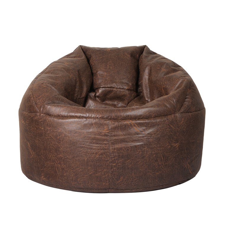 marlow bean bag chair cover pu couch brown