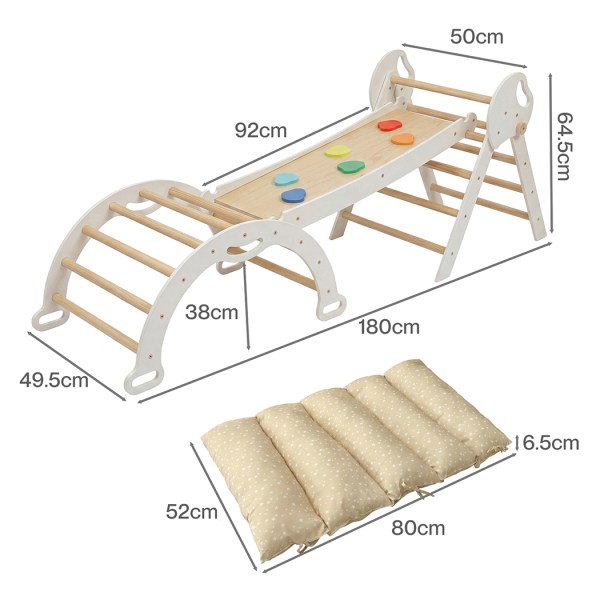 bopeep kids climbing toys sets toddler toys triangle arch climber indoor white bopeep kids climbing toys sets toddler toys triangle arch climber indoor white
