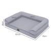 pawz cooling orthopedic dog bed waterproof lining washable memory foam grey l