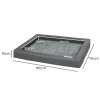 pawz memory foam pet bed calming dog l large