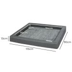 pawz memory foam pet bed calming dog xl x large pawz memory foam pet bed calming dog xl x large