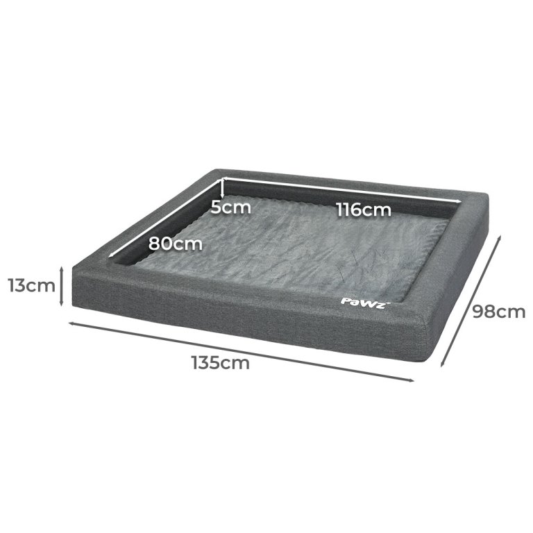 pawz memory foam pet bed calming dog xxl xx large pawz memory foam pet bed calming dog xxl xx large