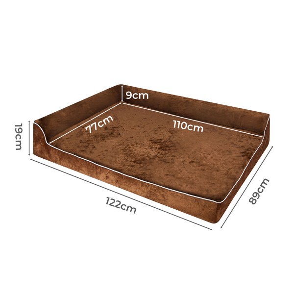 pawz orthopedic dog bed xxl coffee pawz orthopedic dog bed xxl coffee
