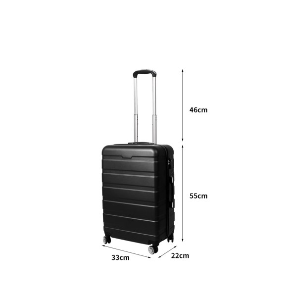 slimbridge 20" carry on luggage case black 20 inch slimbridge 20" carry on luggage case black 20 inch
