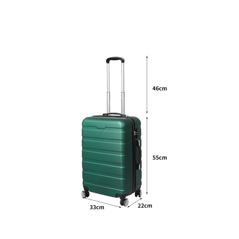 slimbridge 20" carry on luggage case green 20 inch slimbridge 20" carry on luggage case green 20 inch