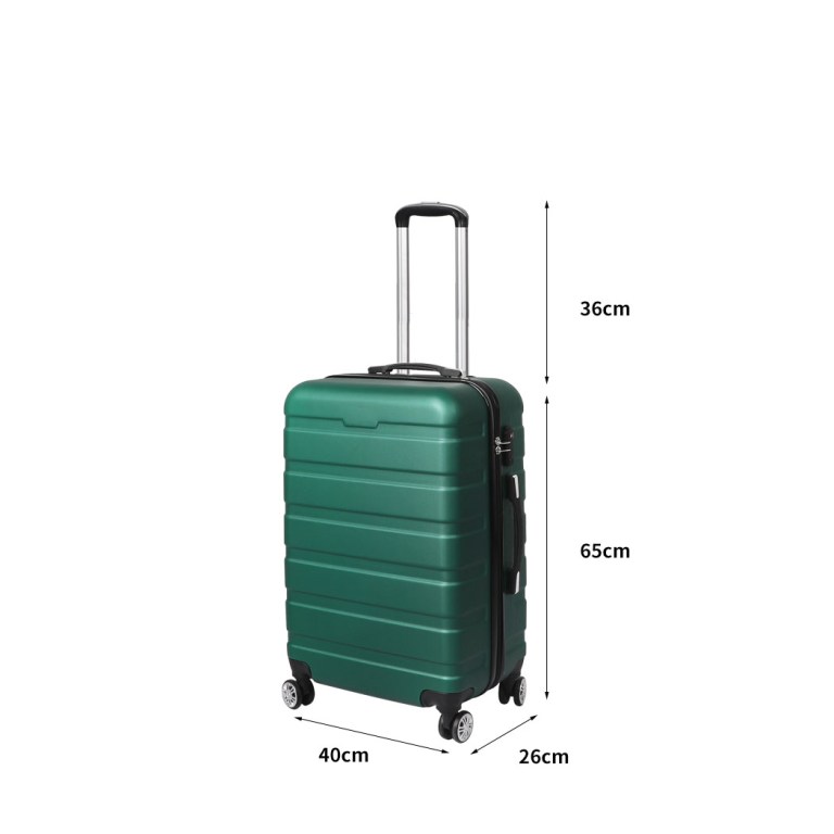 slimbridge 24" luggage case suitcase green 24 inch slimbridge 24" luggage case suitcase green 24 inch