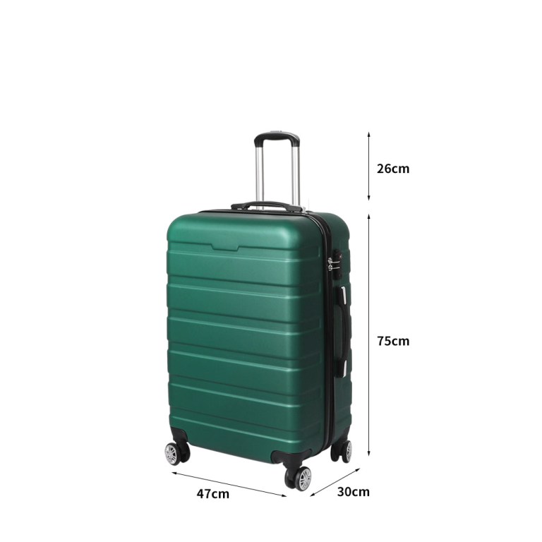 slimbridge 28" luggage case suitcase green 28 inch slimbridge 28" luggage case suitcase green 28 inch
