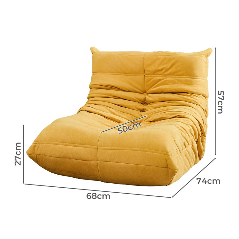 levede kids floor chair foam sofa replica single lazy recliner children couch