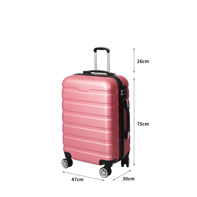 slimbridge 28"luggage case suitcase rose gold 28 inch slimbridge 28"luggage case suitcase rose gold 28 inch