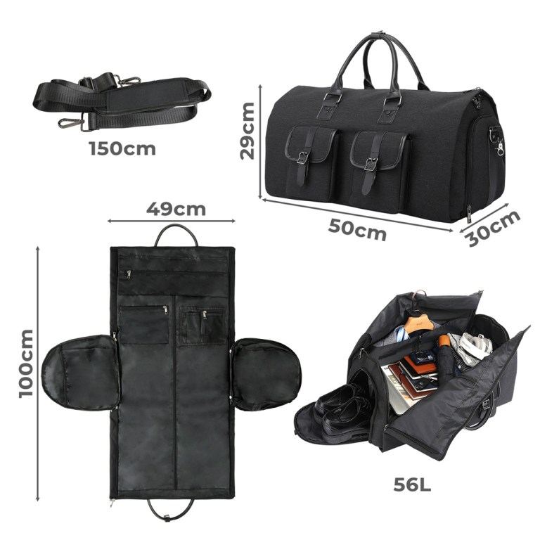 slimbridge carry on garment bag 2 in 1 suit bag