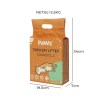 pawz 2.5kg tofu cat litter clumping green tea x4