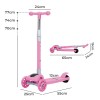 bopeep foldable kids scooter led music pink bopeep foldable kids scooter led music pink