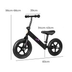 bopeep kids balance bike ride on toys black