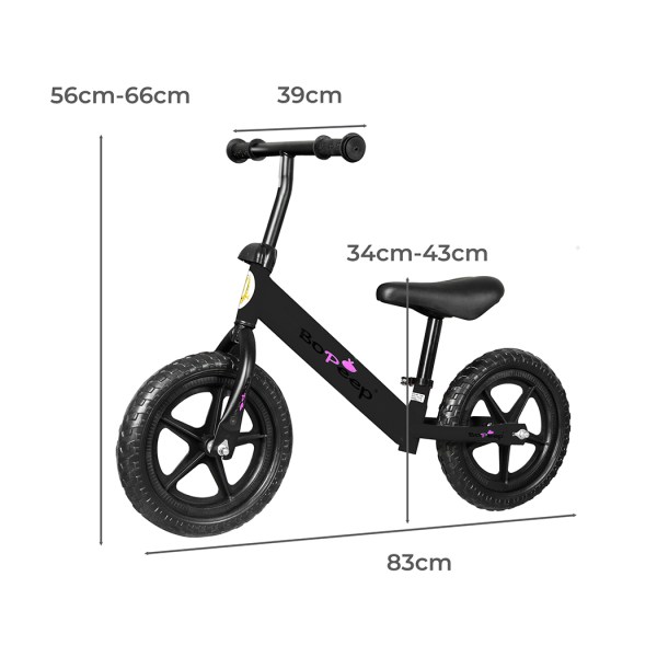bopeep kids balance bike ride on toys black bopeep kids balance bike ride on toys black