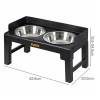 pawz elevated dog bowls pet feeder 6 height adjustable raised food water large pawz elevated dog bowls pet feeder 6 height adjustable raised food water large