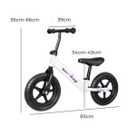 bopeep kids balance bike ride on toys white
