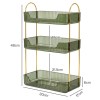 ilus makeup organiser vanity countertop shelf cosmetic holder storage green