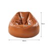 marlow bean bag chair cover pu couch tan marlow bean bag chair cover pu couch tan