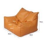 marlow bean bag chair cover pu indoor brown marlow bean bag chair cover pu indoor brown