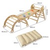 bopeep kids climbing toys sets toddler toys triangle arch climber indoor natural bopeep kids climbing toys sets toddler toys triangle arch climber indoor natural