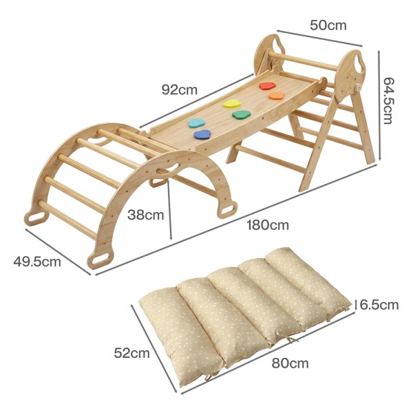bopeep kids climbing toys sets toddler toys triangle arch climber indoor natural bopeep kids climbing toys sets toddler toys triangle arch climber indoor natural