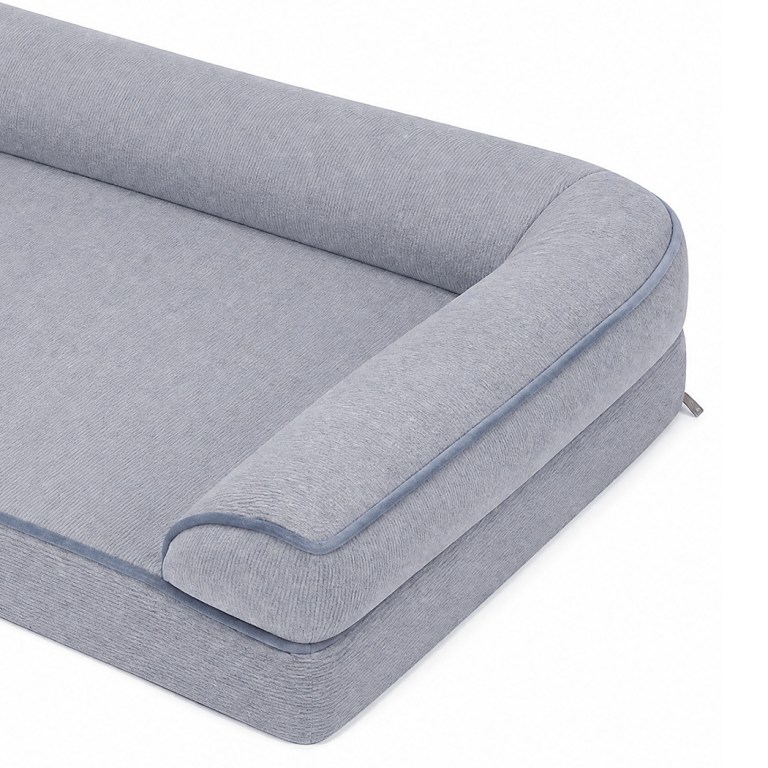 pawz cooling orthopedic dog bed waterproof lining washable memory foam grey xl