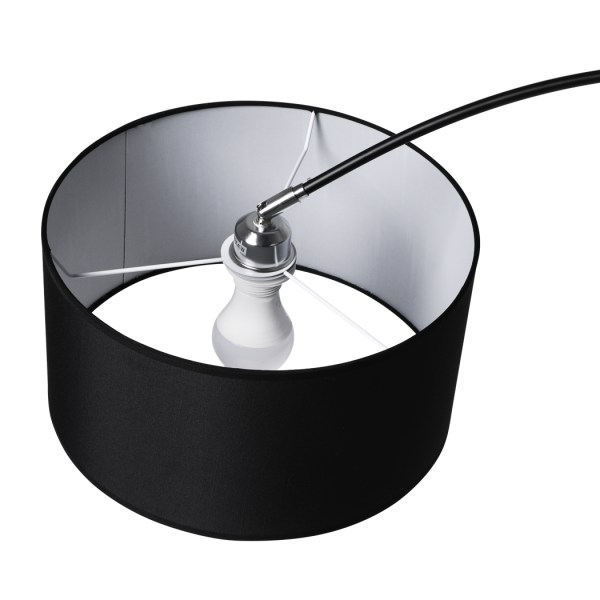 emitto modern led floor lamp reading black emitto modern led floor lamp reading black