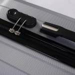 slimbridge 2pcs 20"travel luggage set grey