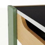 levede kids table and chairs set 3 in 1 chalkboard storage learning dining desk